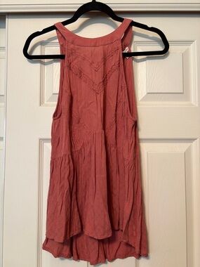 Eyeshadow Rust Rose Boho Lace Tank Top